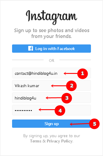 Create Instagram Account