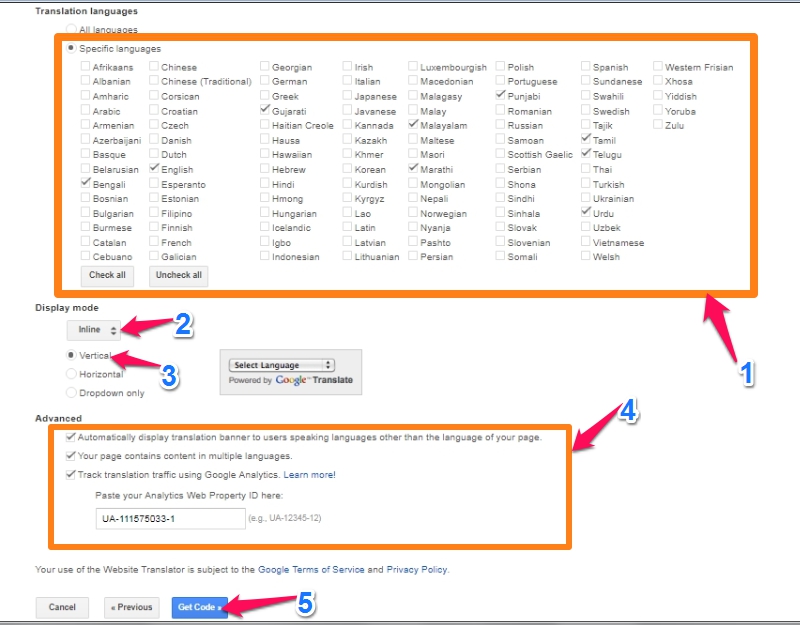 Plugin settings specific language-new