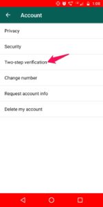 Ab yaha par aapko Two-step verification likha milega is par click kare.