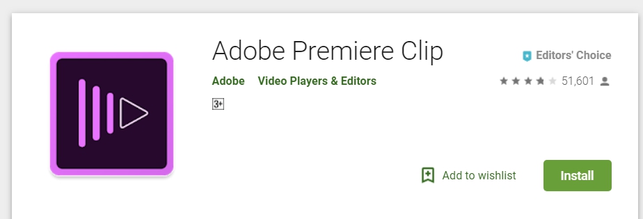 Adobe Premiere Clip 