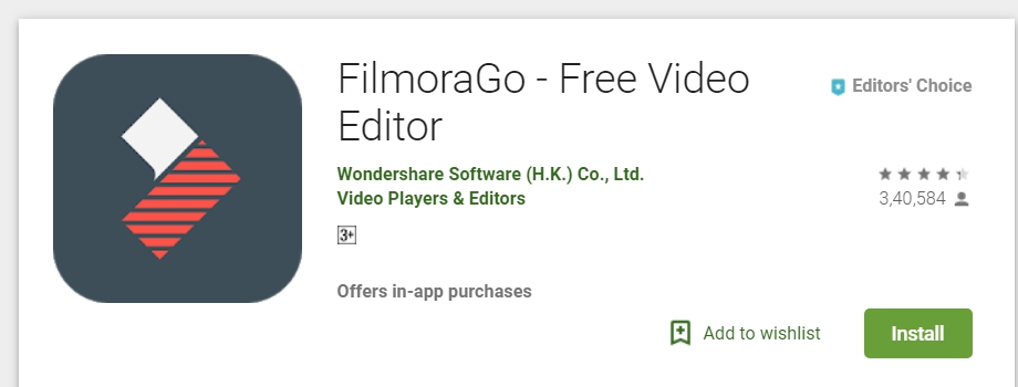 Filmora go