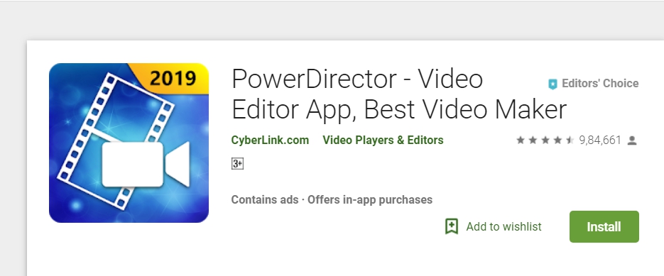 PowerDirector Video Editor App