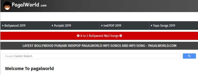 PagalWorld - Download Latest Bollywood Free 2019 New Mp3 Songs and Video