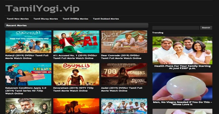 TamilYogi 2019 - Download Latest Tamil, Telugu & Malayalam Movies.