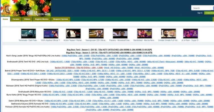 Tamilrockers New Link