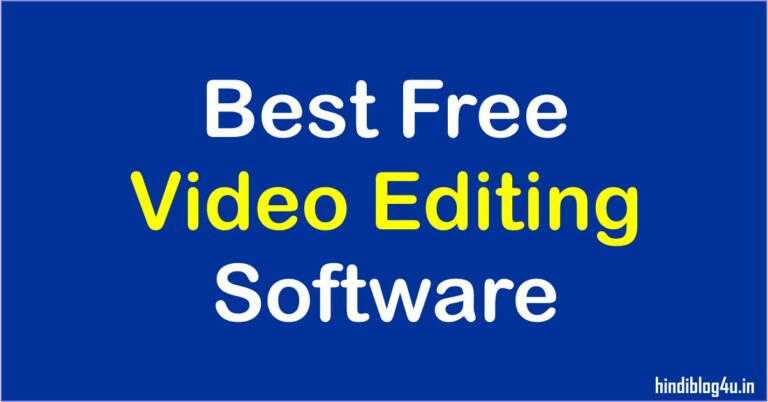 Best Free Video Editing Software