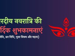 Shardiya Navratri Vrat Mahatva